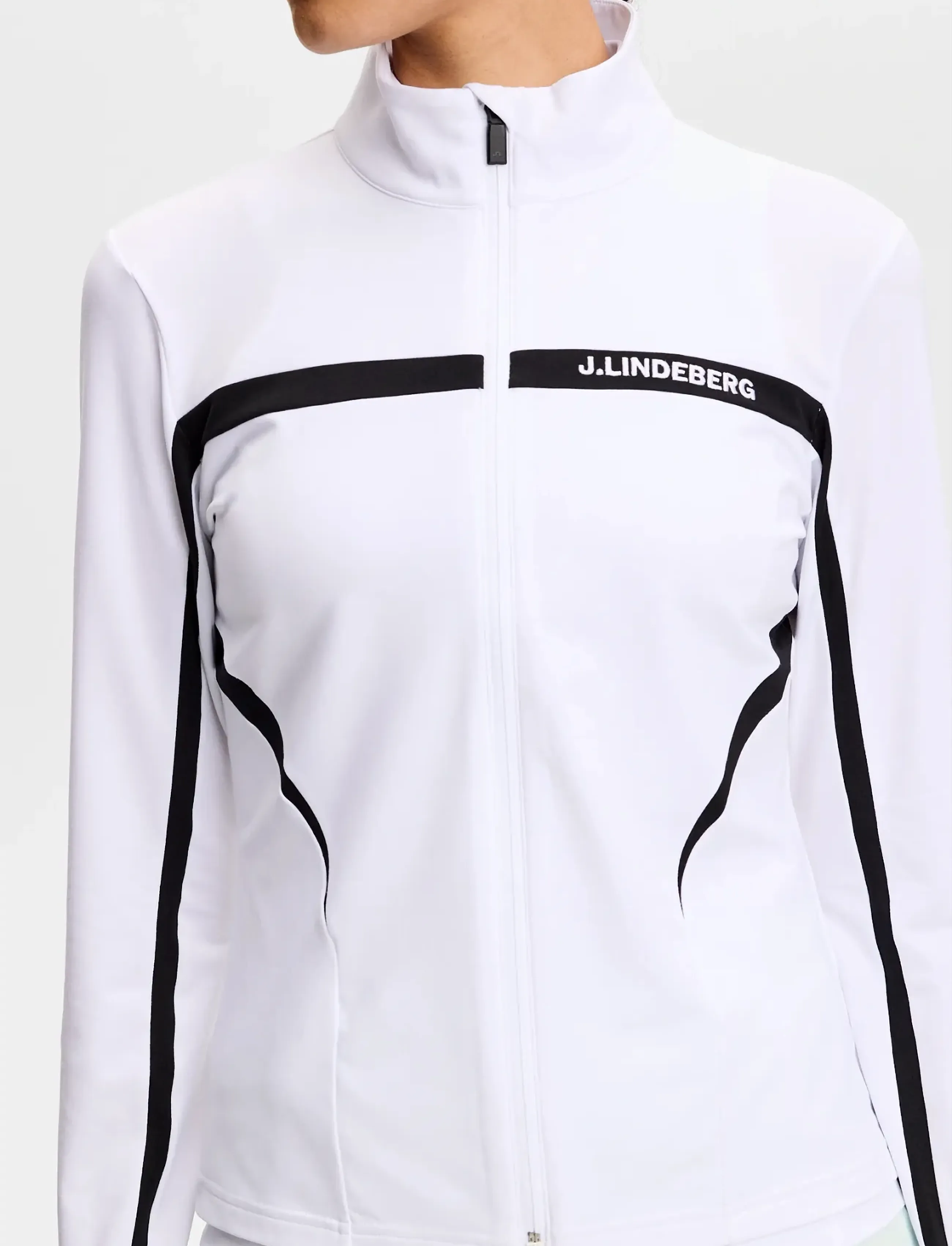 J. Lindeberg - Janice Mid Layer - golf jackets - white - 5