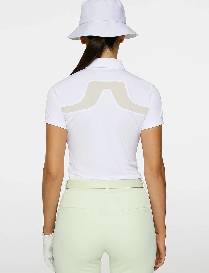 J. Lindeberg - Cassie Polo - toppar & t-shirts - white - 3