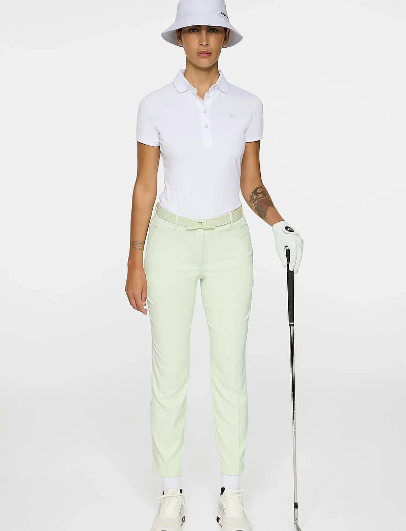 J. Lindeberg - Cassie Polo - toppar & t-shirts - white - 4