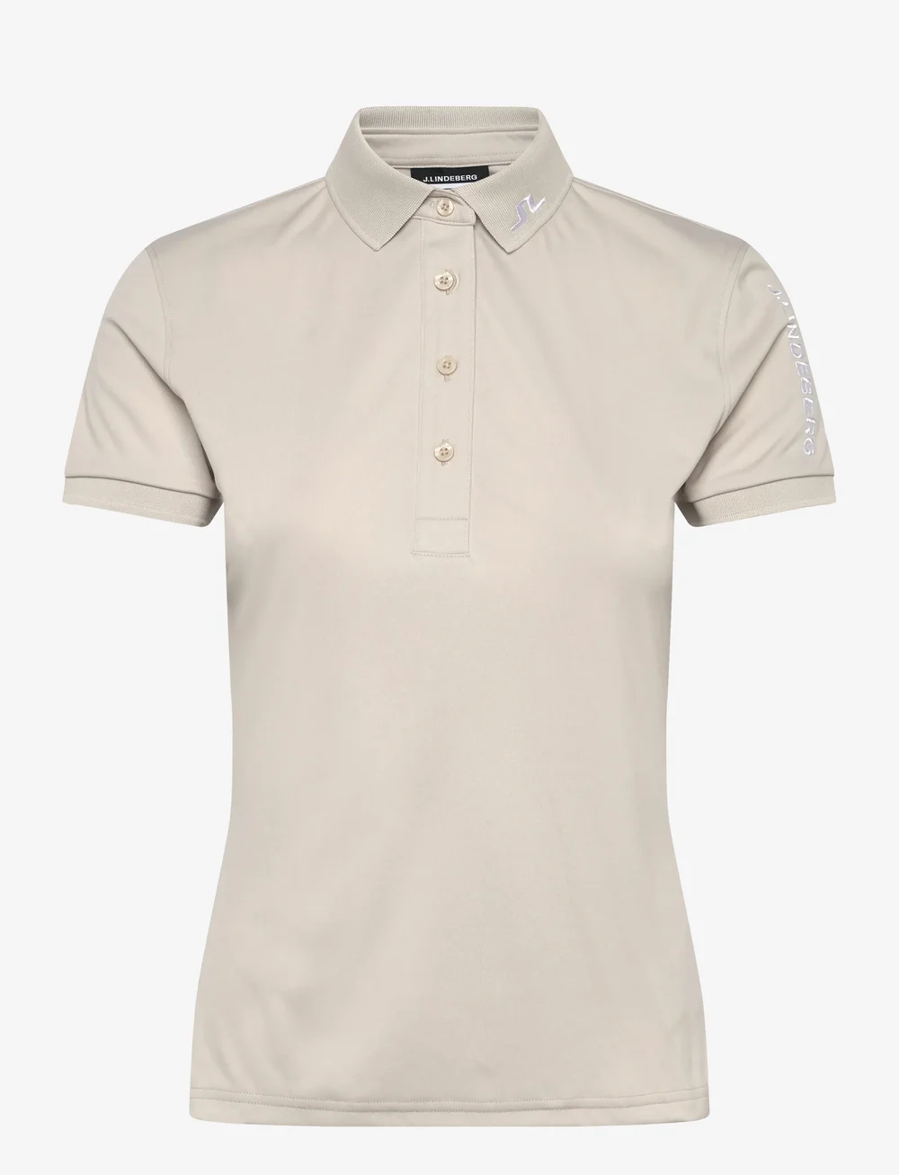 J. Lindeberg - Tour Tech Polo - toppar & t-shirts - moonbeam - 1