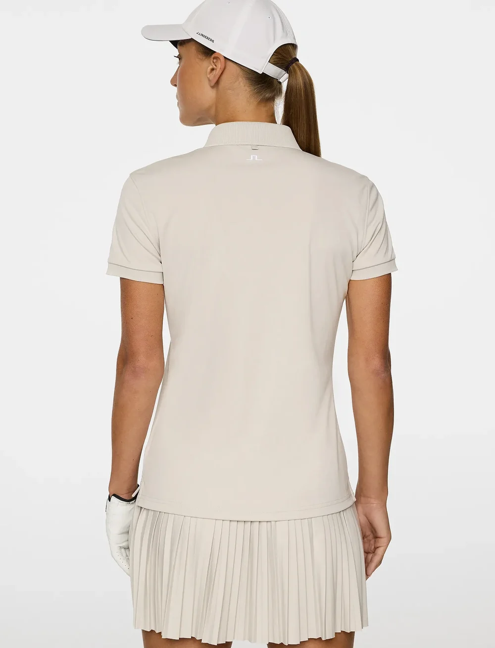 J. Lindeberg - Tour Tech Polo - toppar & t-shirts - moonbeam - 3