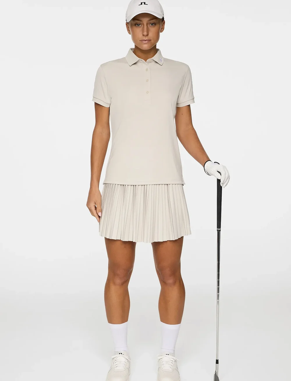 J. Lindeberg - Tour Tech Polo - toppar & t-shirts - moonbeam - 4