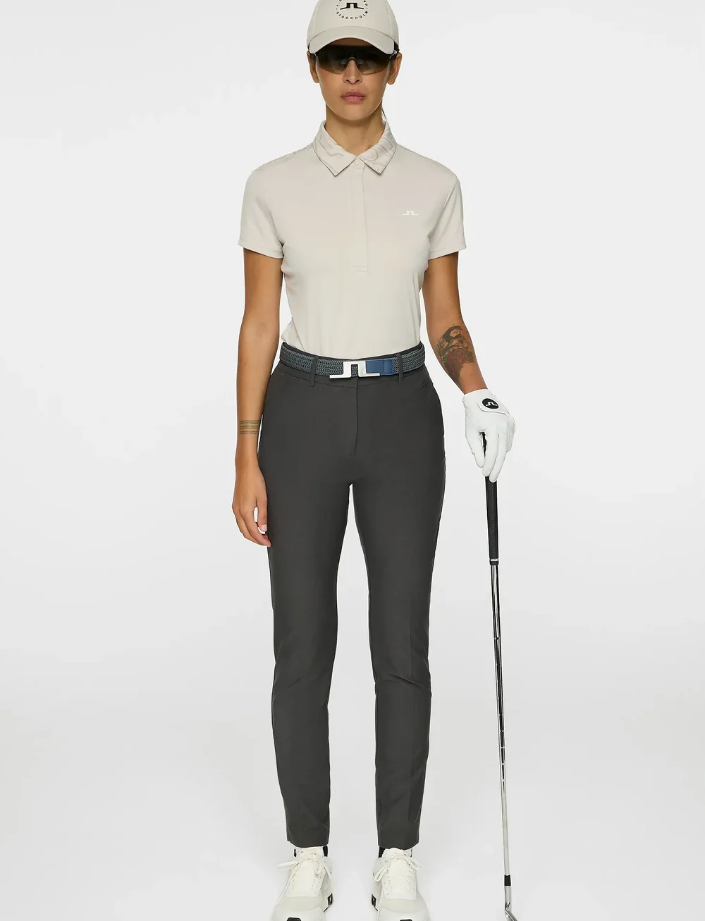 J. Lindeberg - Cara Polo - oberteile & t-shirts - moonbeam - 4