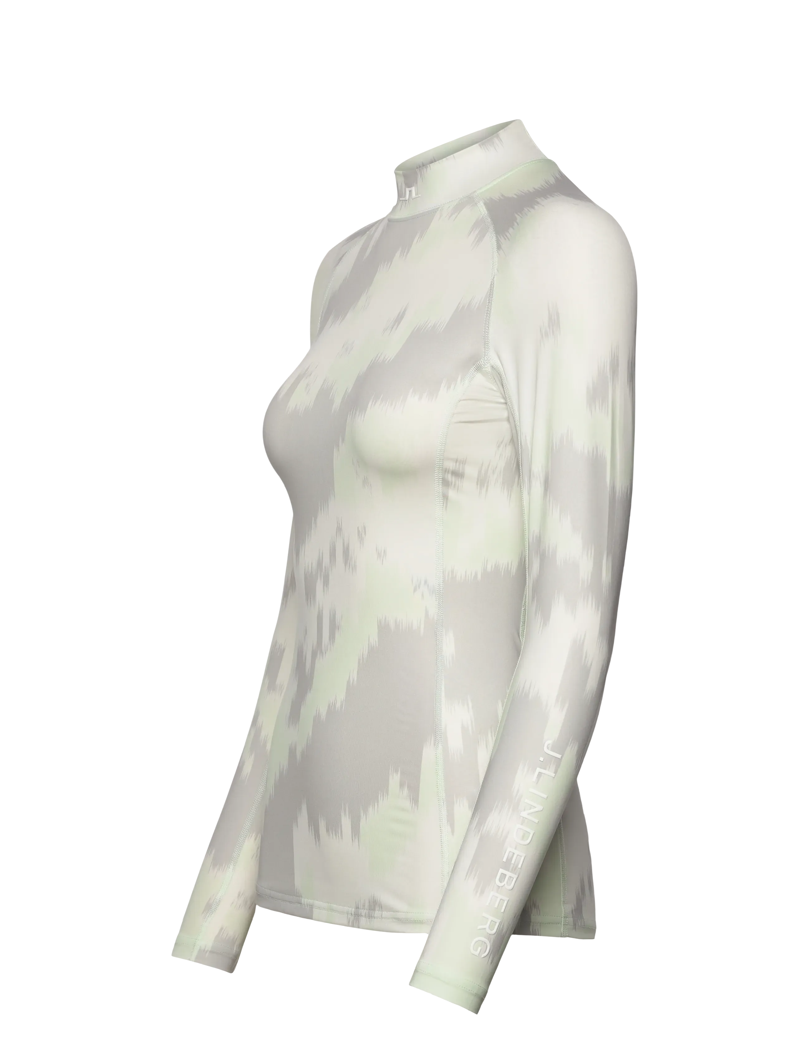 J. Lindeberg - Ella Print Compression Top - warp ambrosia l - 3