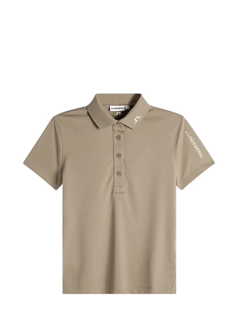 J. Lindeberg - Tour Tech Polo - oberteile & t-shirts - brindle - 1
