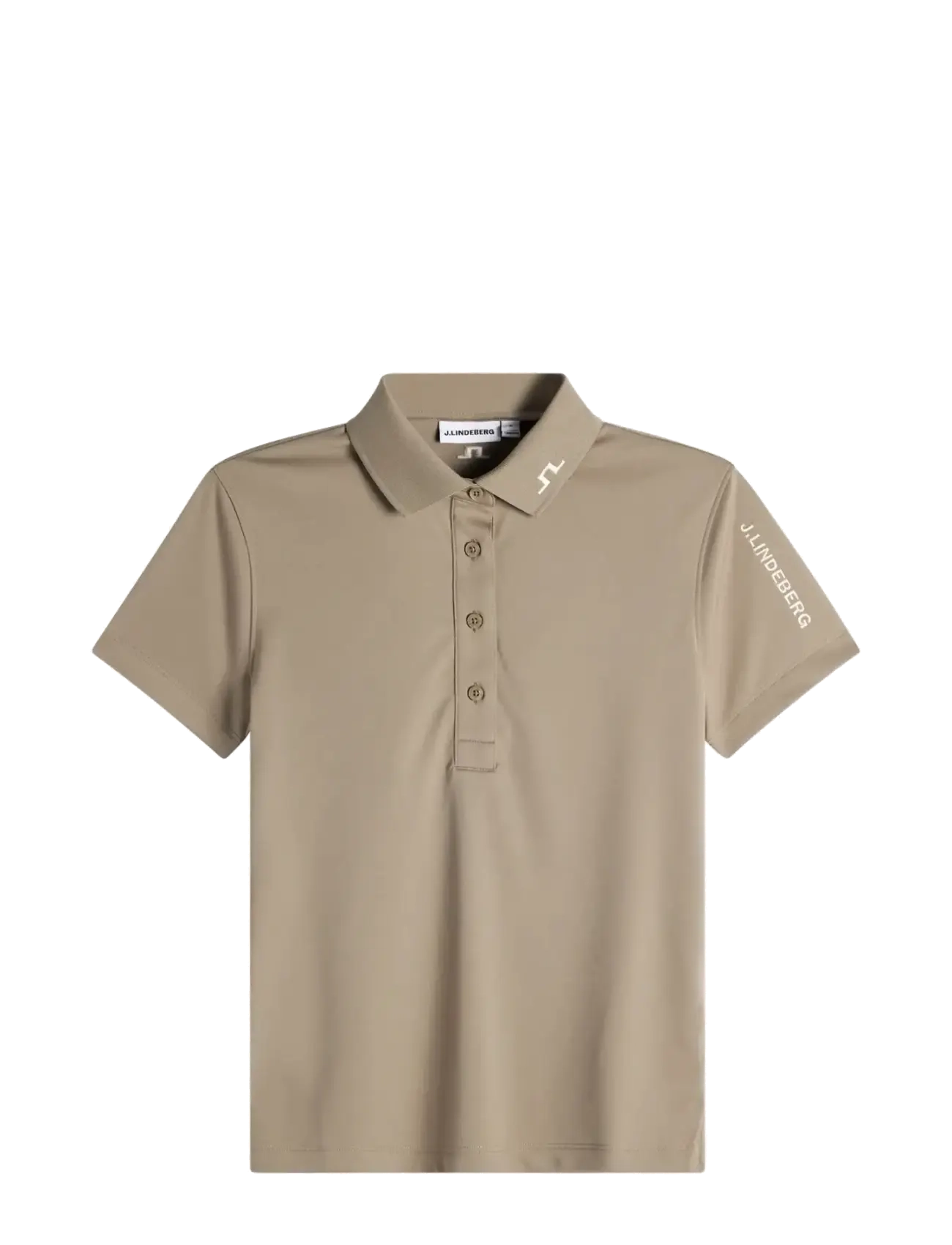 J. Lindeberg Tour Tech Polo - Tøj - BRINDLE / beige
