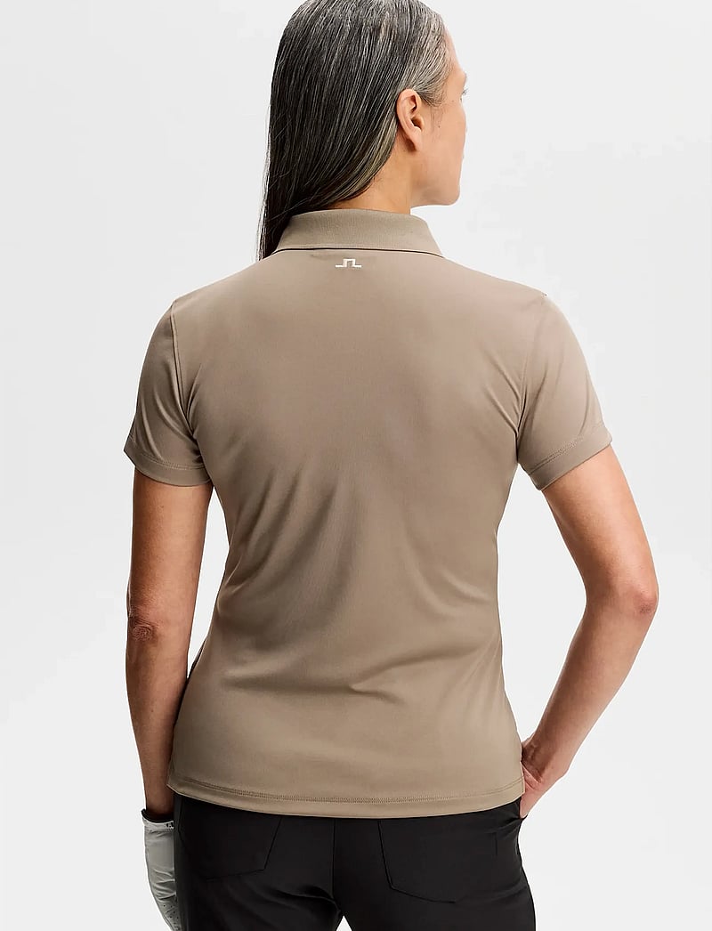 J. Lindeberg - Tour Tech Polo - oberteile & t-shirts - brindle - 2