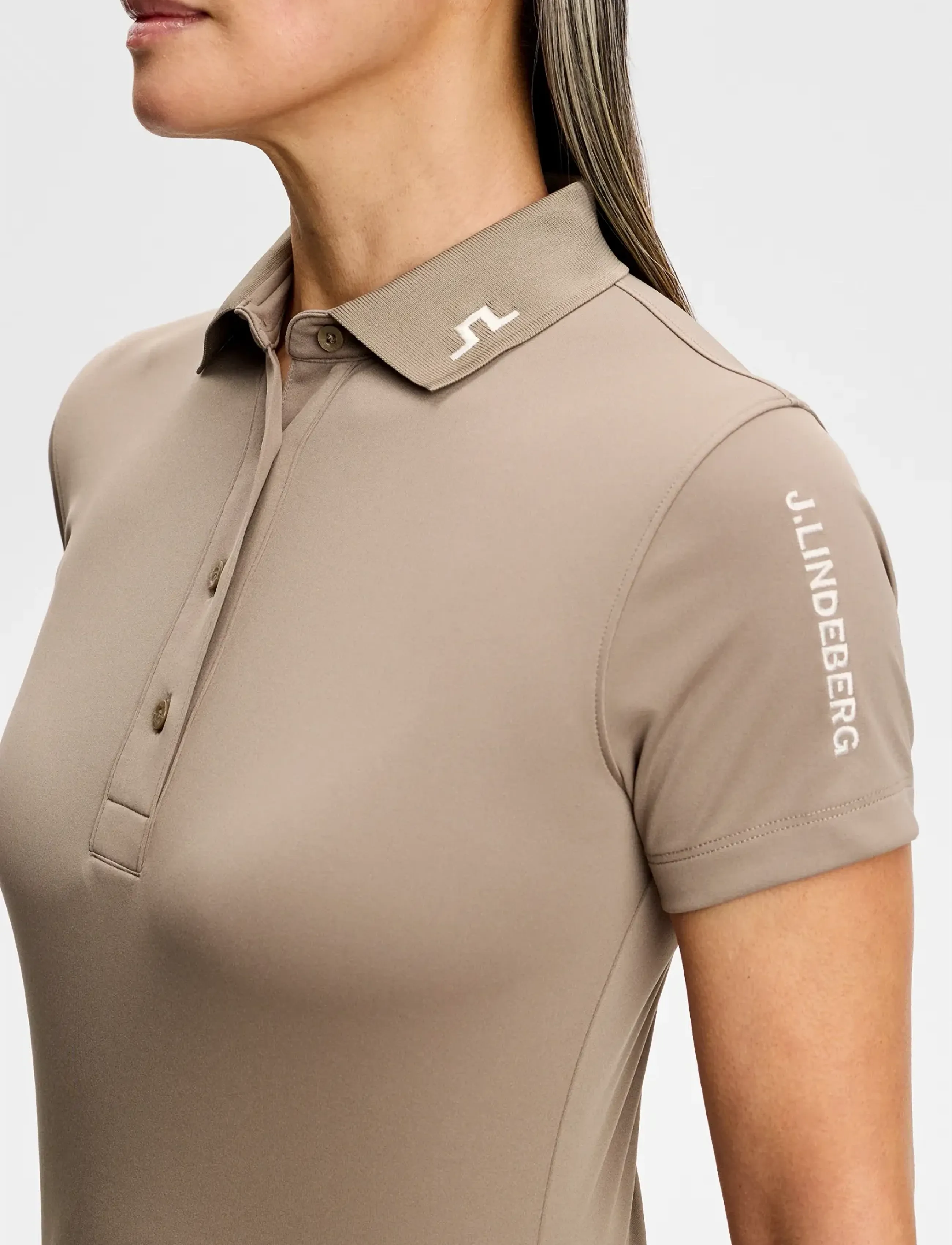J. Lindeberg - Tour Tech Polo - polos - brindle - 4