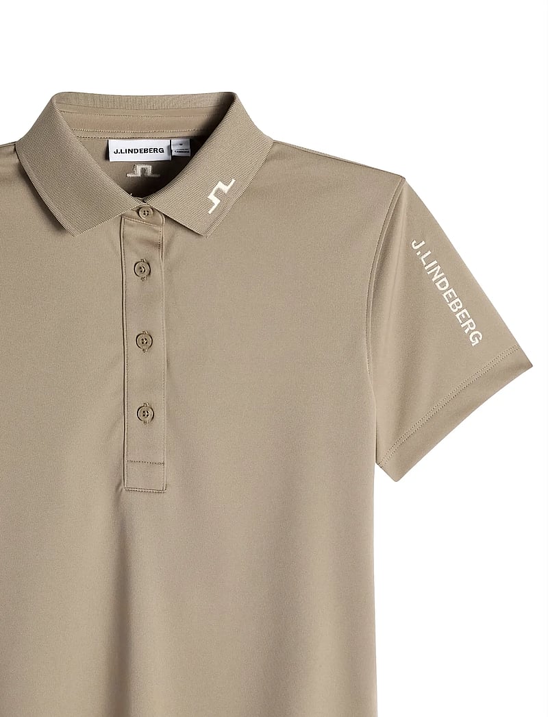 J. Lindeberg - Tour Tech Polo - oberteile & t-shirts - brindle - 5