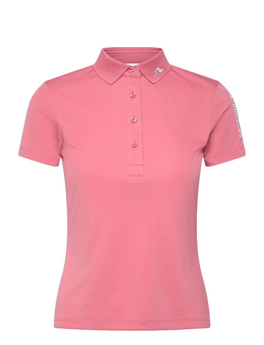 J. Lindeberg - Tour Tech Polo - oberteile & t-shirts - flamingo plume - 1