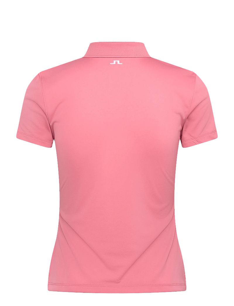 J. Lindeberg - Tour Tech Polo - toppar & t-shirts - flamingo plume - 2