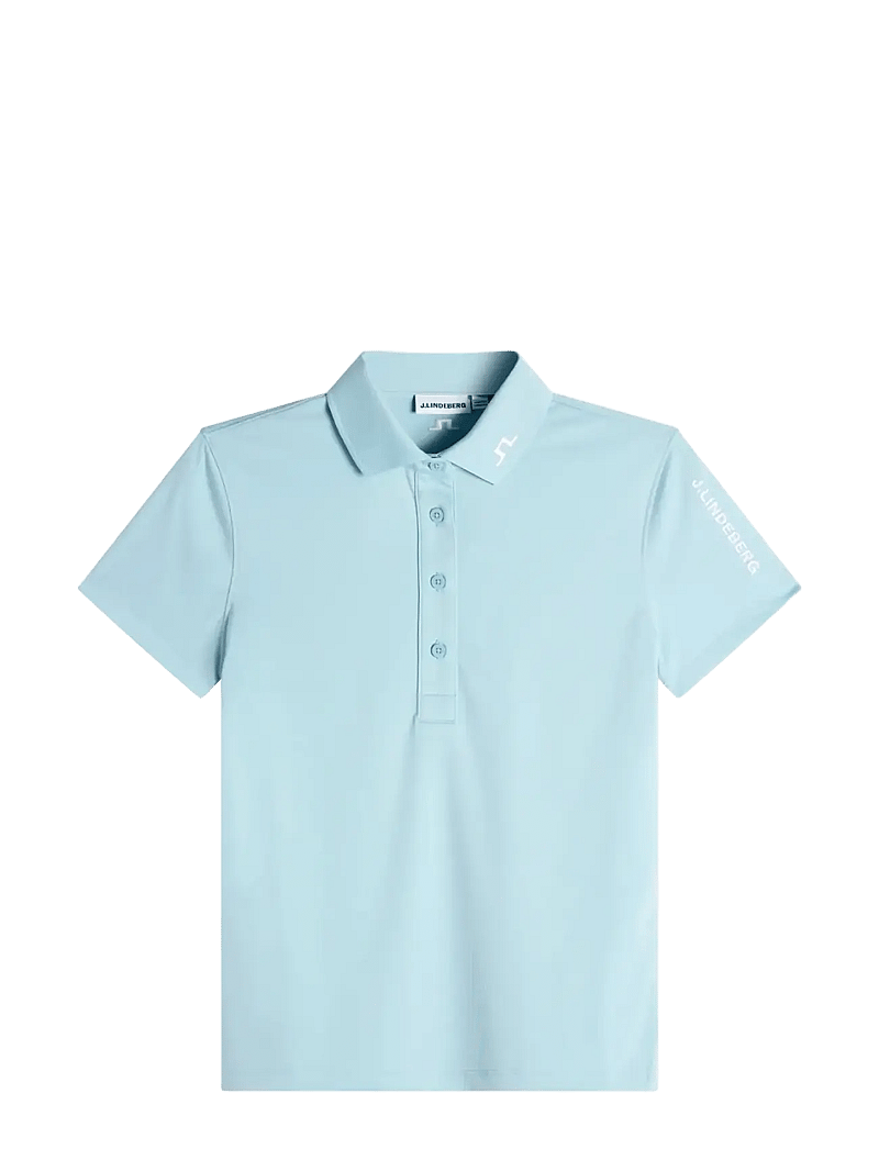 J. Lindeberg - Tour Tech Polo - toppar & t-shirts - forget-me-not - 0