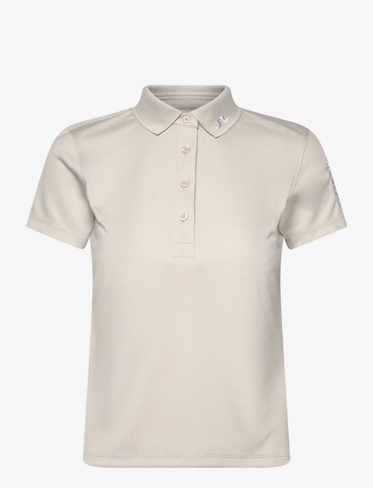 J. Lindeberg - Tour Tech Polo - toppar & t-shirts - moonbeam - 1