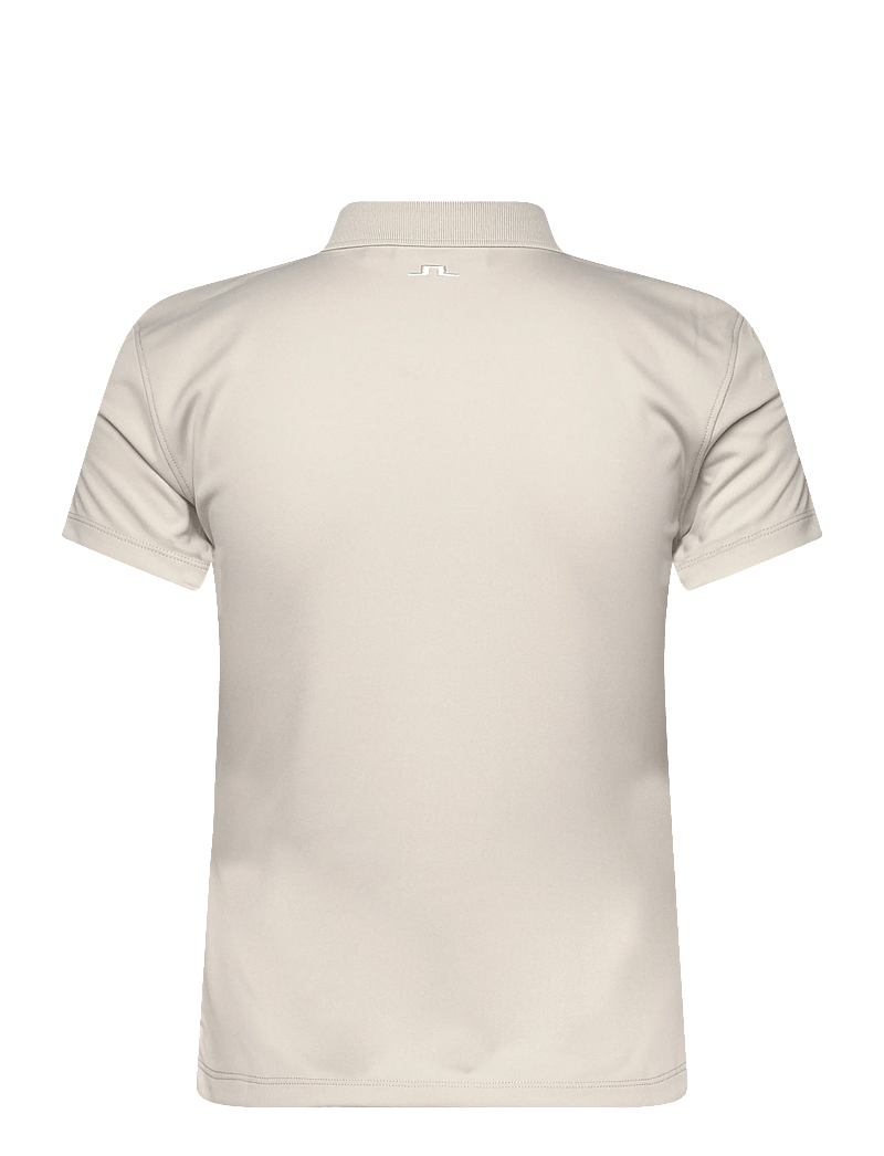 J. Lindeberg - Tour Tech Polo - toppar & t-shirts - moonbeam - 2