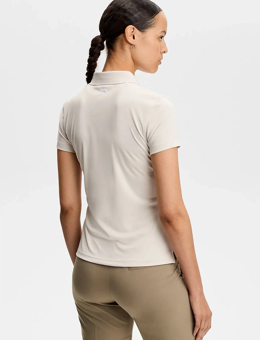 J. Lindeberg - Tour Tech Polo - toppar og stuttermabolir - moonbeam - 3