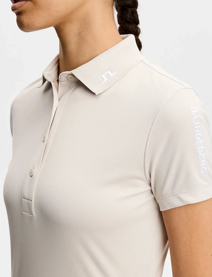 J. Lindeberg - Tour Tech Polo - toppar og stuttermabolir - moonbeam - 5