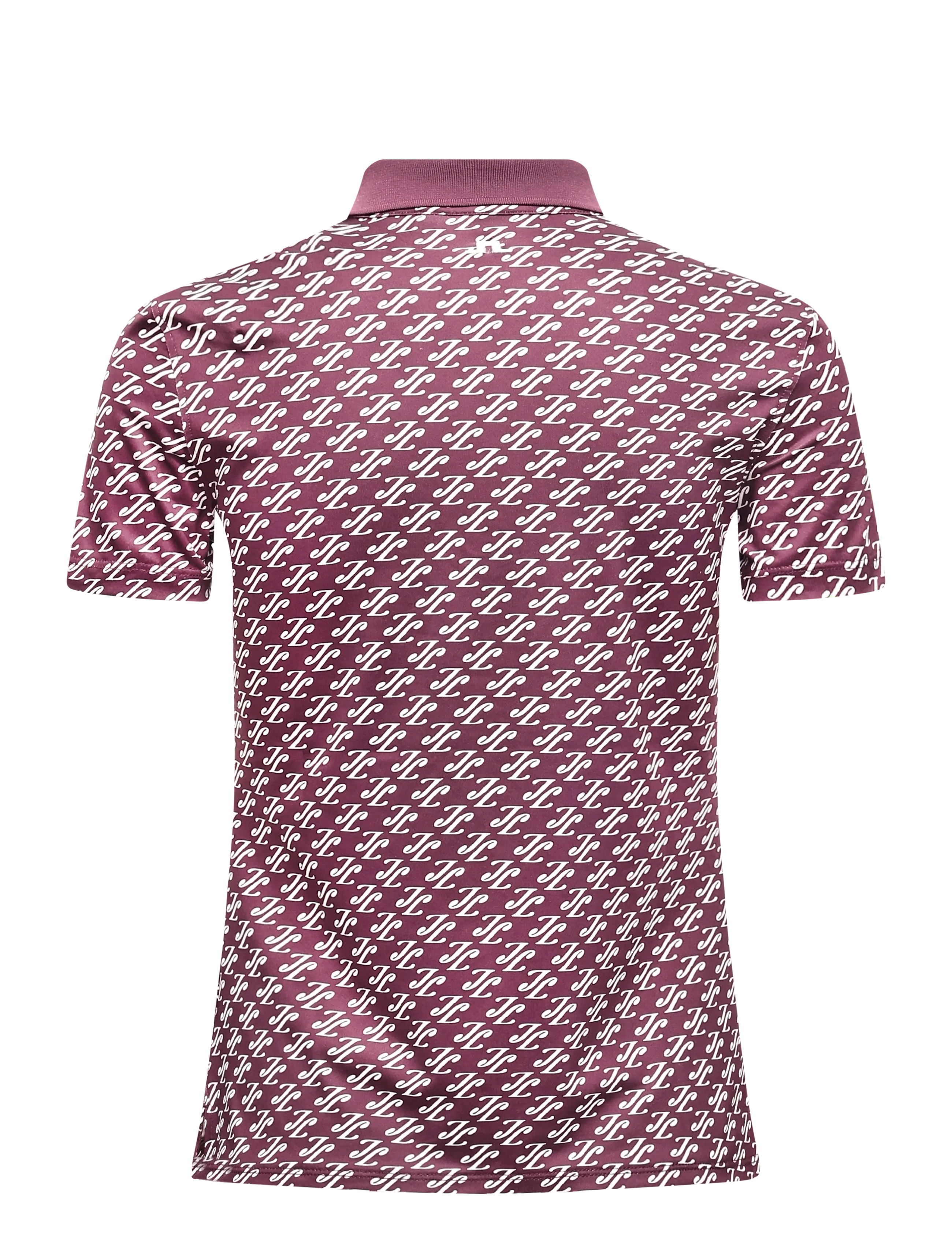 J. Lindeberg - TOUR TECH PRINT POLO - toppe & t-shirts - cardi jacquard s - winetasting - 1