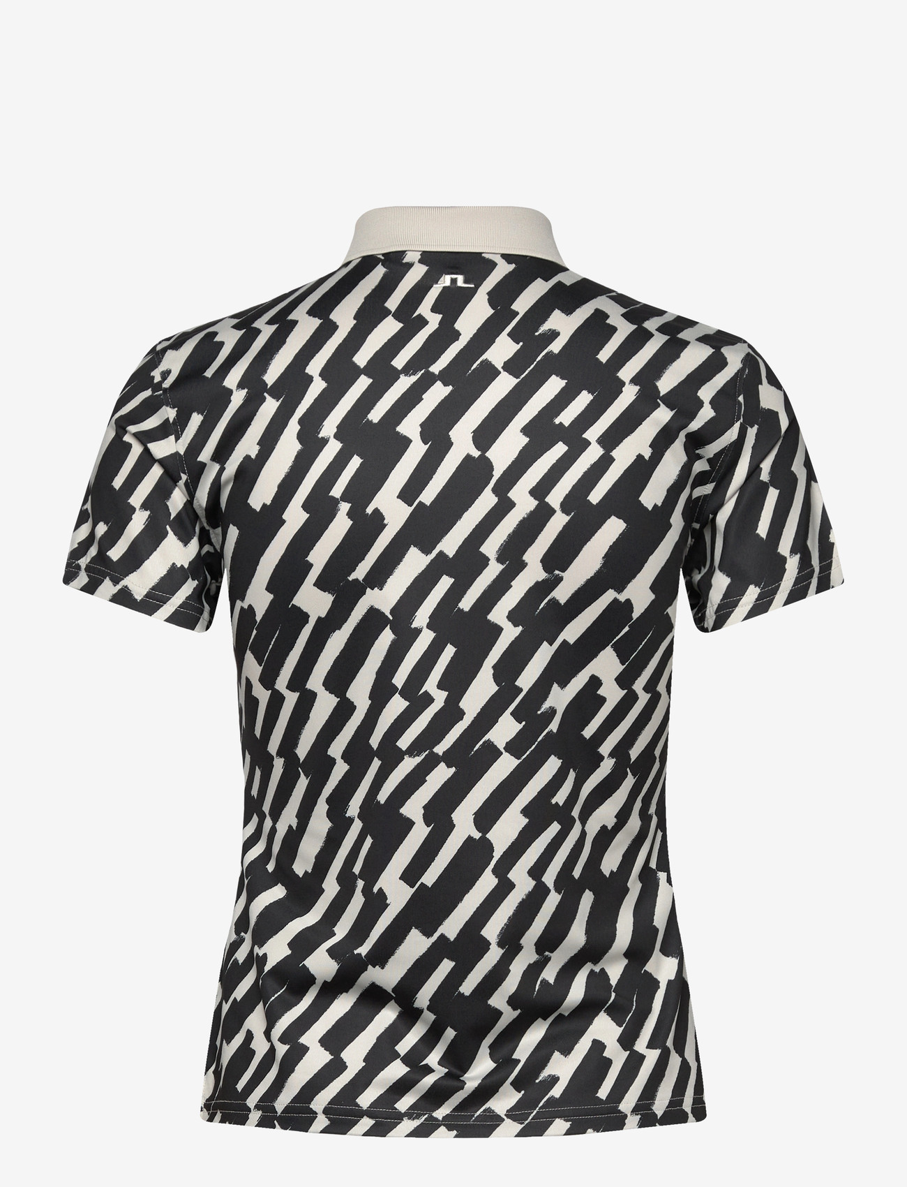 J. Lindeberg - Tour Tech Print Polo - alussärgid ja t-särgid - oak moonbeam m - 2