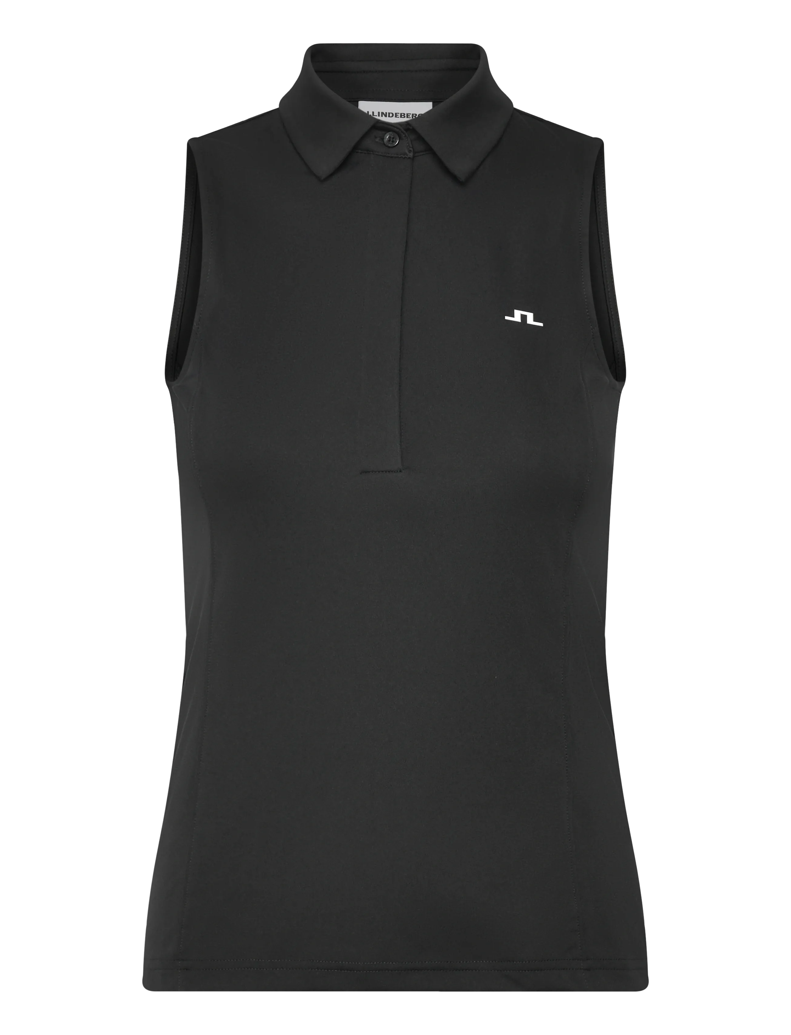 J. Lindeberg Dena Sleeveless Polo - J.Lindeberg - BLACK / black