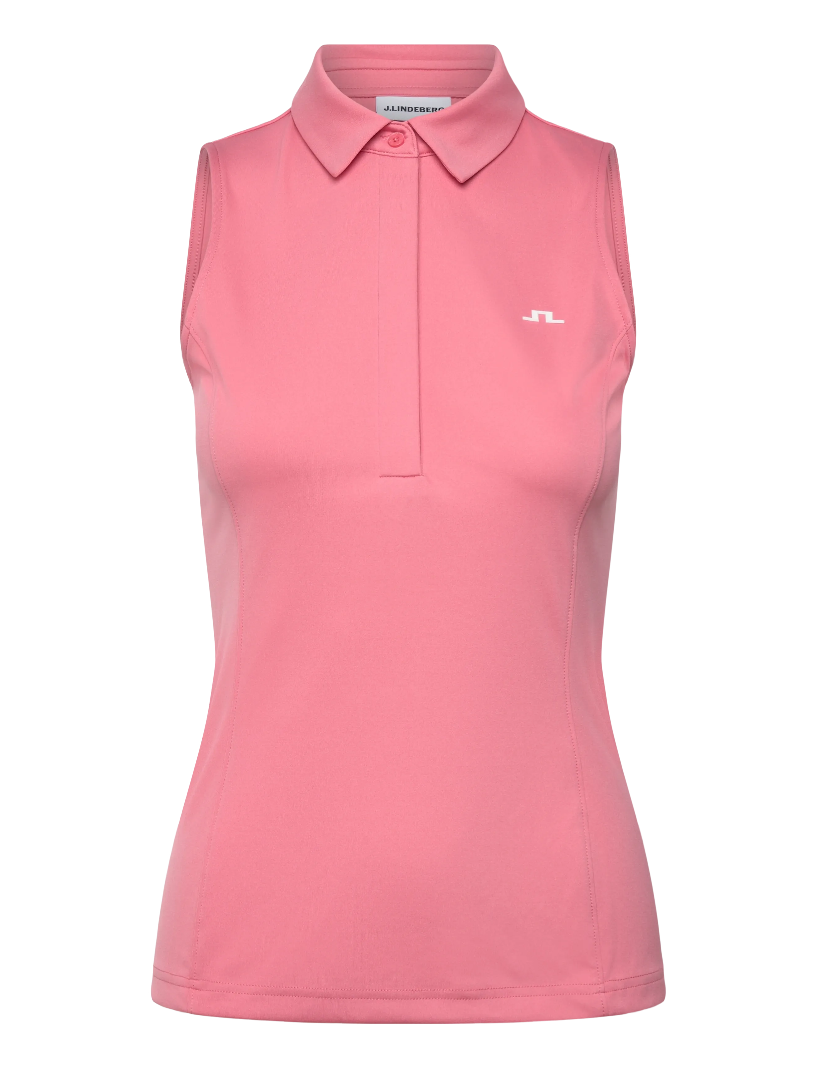 J. Lindeberg Dena Sleeveless Polo - Vis alt - FLAMINGO PLUME / pink/rose