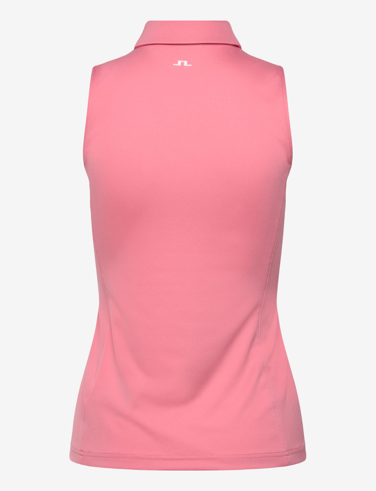 J. Lindeberg - Dena Sleeveless Polo - polos - flamingo plume - 2