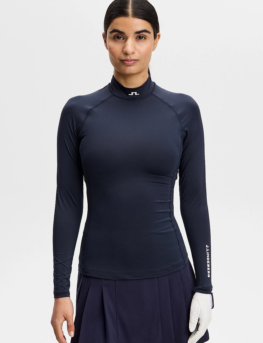 J. Lindeberg - ELLA COMPRESSION TOP - baselayer overdele - jl navy - 0