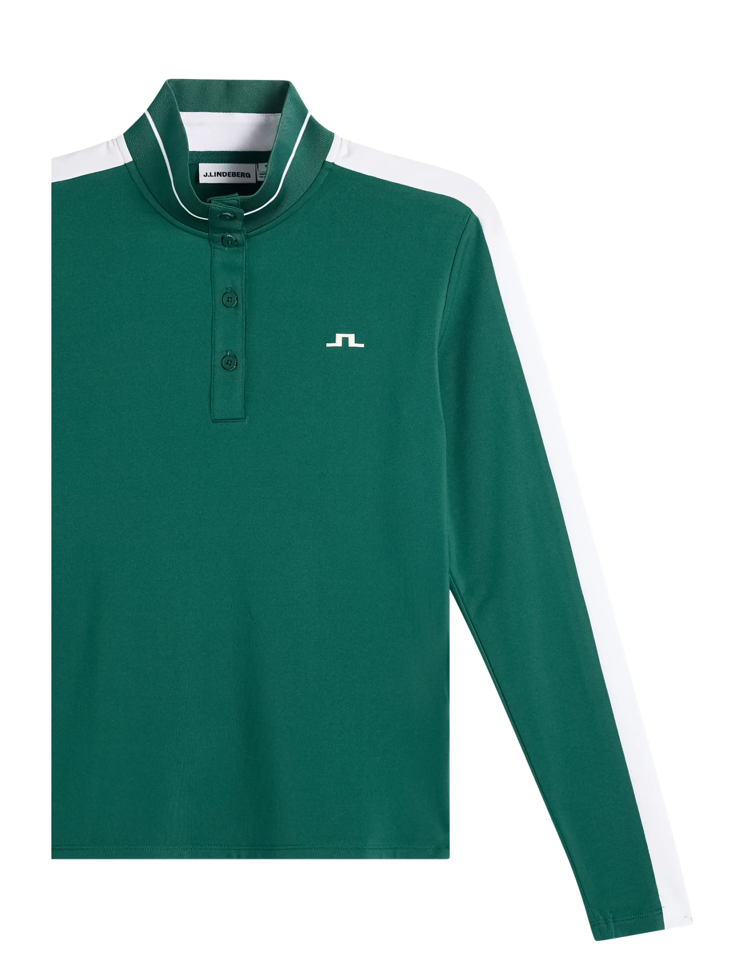 J. Lindeberg - HERTTA LONG SLEEVE POLO - långärmade tröjor - forest biome - 2