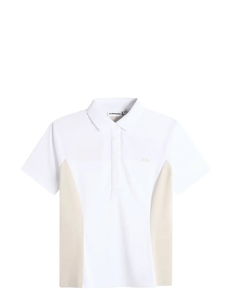 J. Lindeberg - Isador Polo - toppe & t-shirts - white - 1