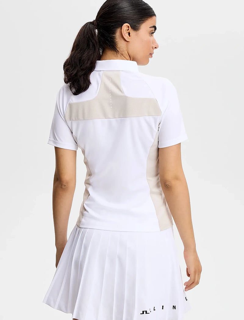 J. Lindeberg - Isador Polo - toppe & t-shirts - white - 3