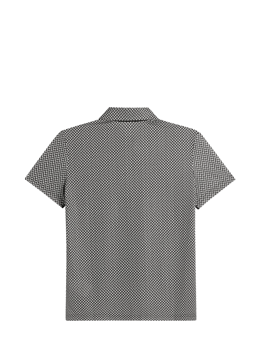 J. Lindeberg - CARA POLO PRINT - toppar & t-shirts - black - 2