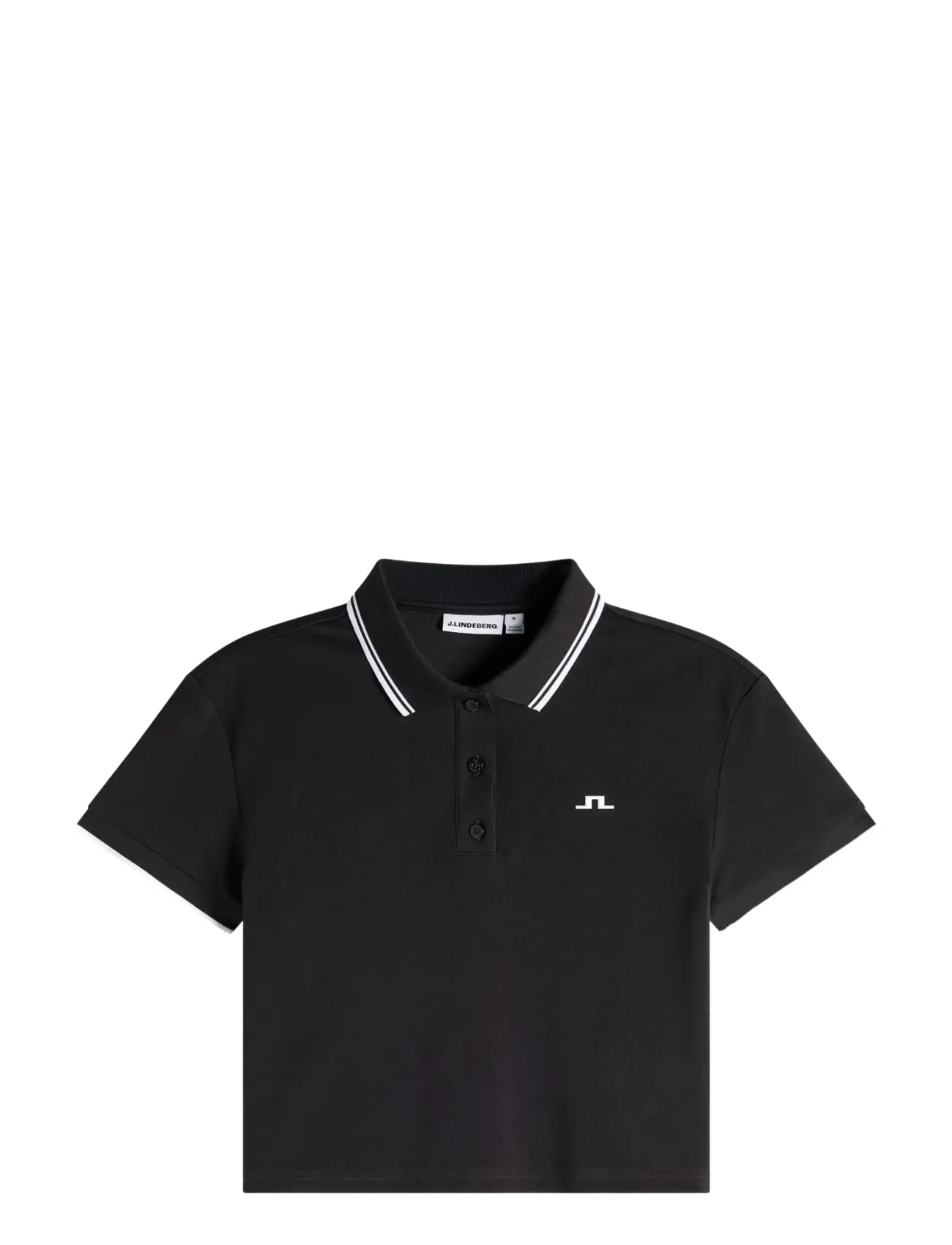 J. Lindeberg CLARIS POLO - Kläder - BLACK / black