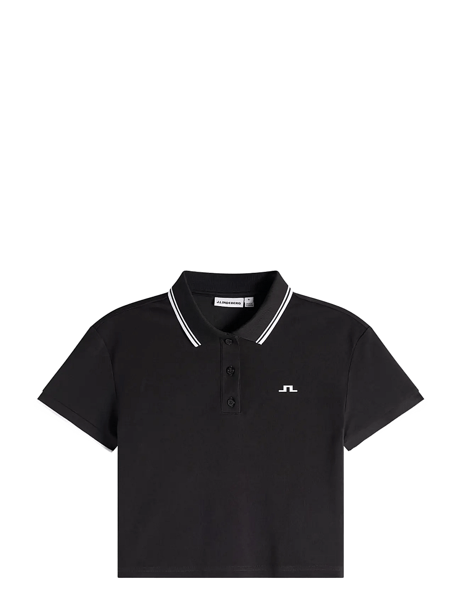 J. Lindeberg - CLARIS POLO - t-shirts - black - 1