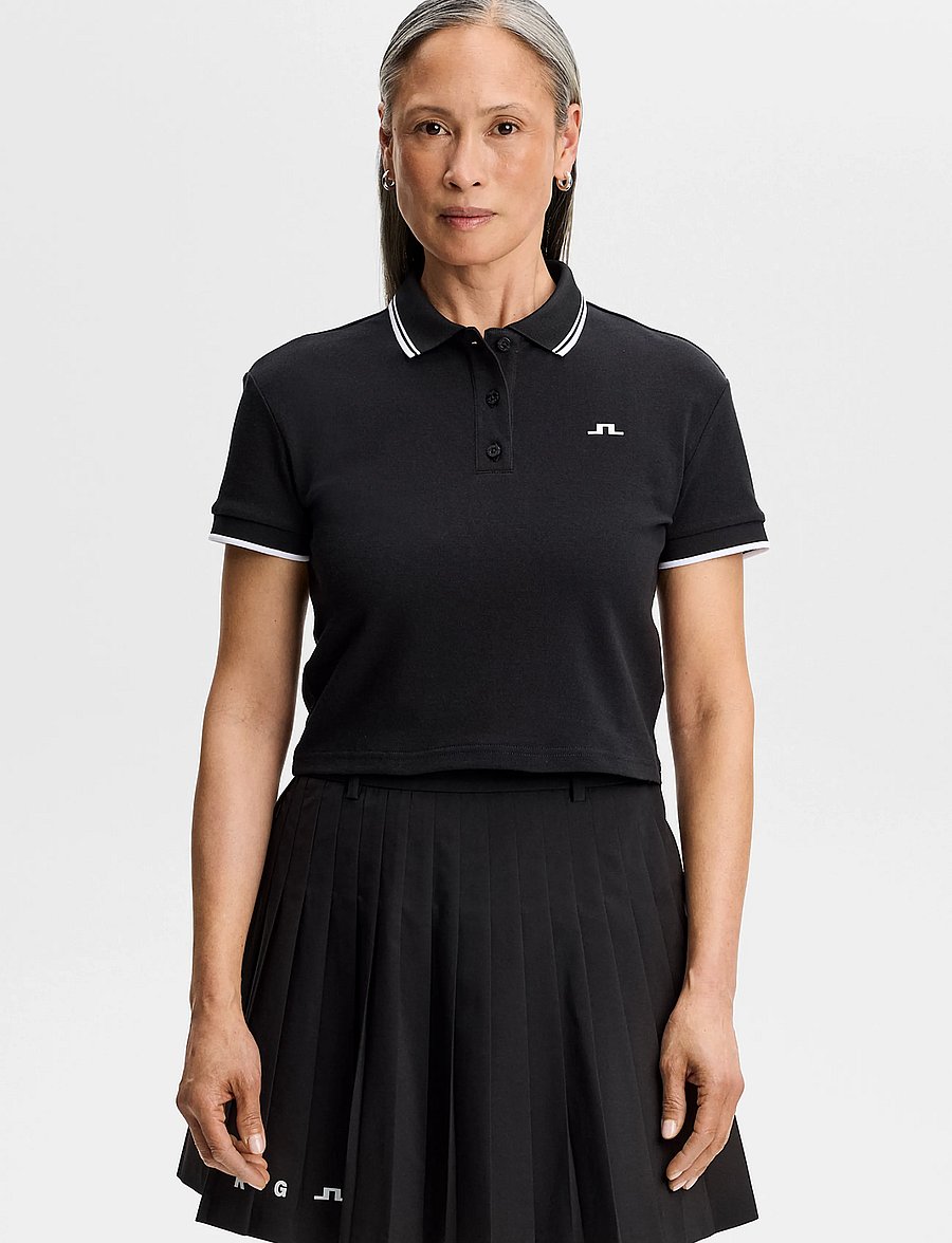 J. Lindeberg - CLARIS POLO - t-shirts - black - 0