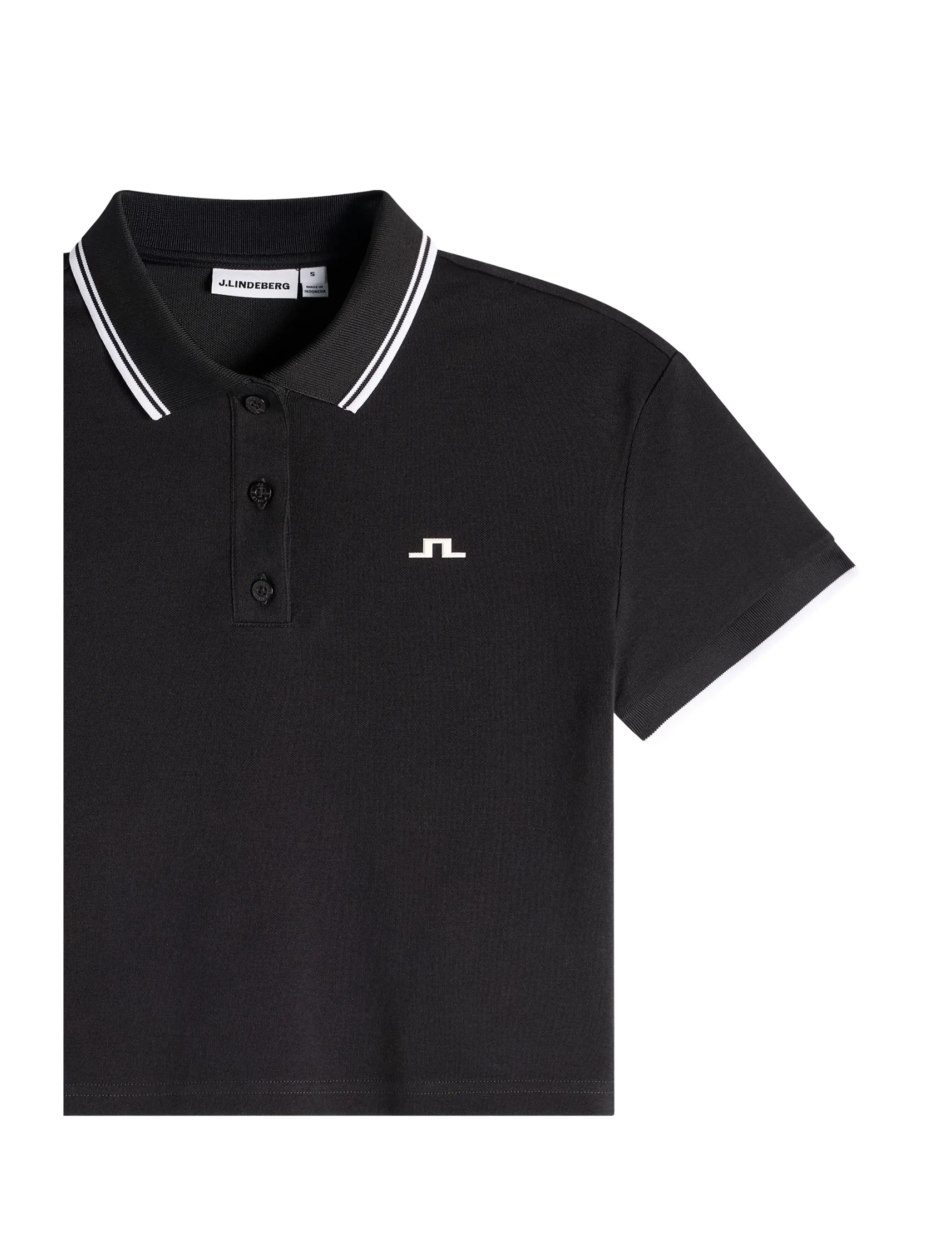 J. Lindeberg - CLARIS POLO - t-shirts - black - 3