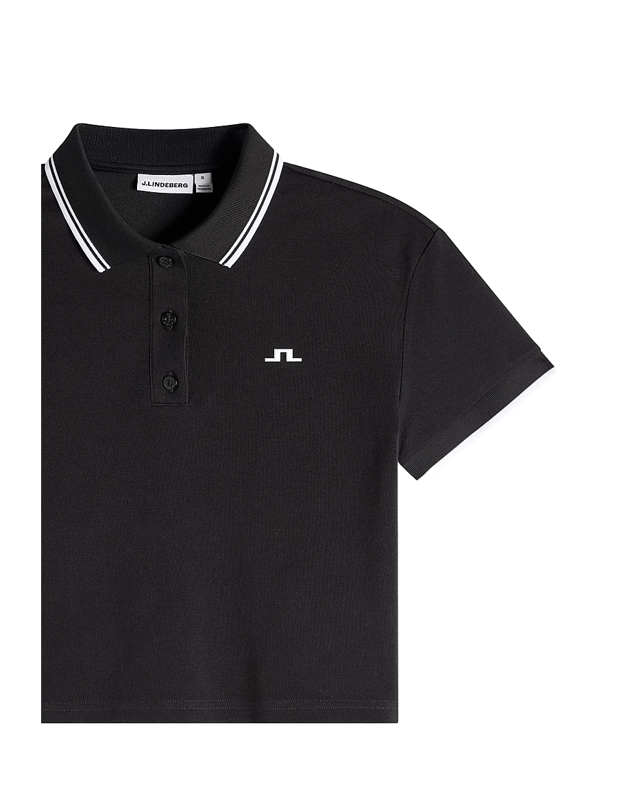 J. Lindeberg - CLARIS POLO - t-shirts - black - 3