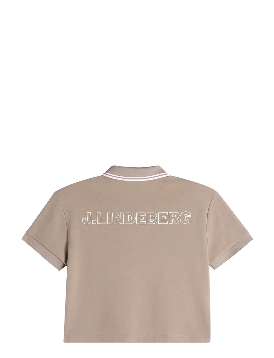 J. Lindeberg - CLARIS POLO - crop-tops - brindle - 2
