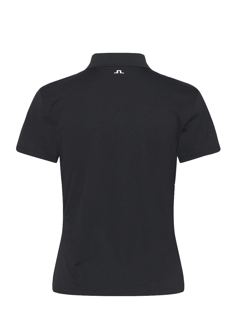 J. Lindeberg - Tour Tech Polo - toppe & t-shirts - black - 2