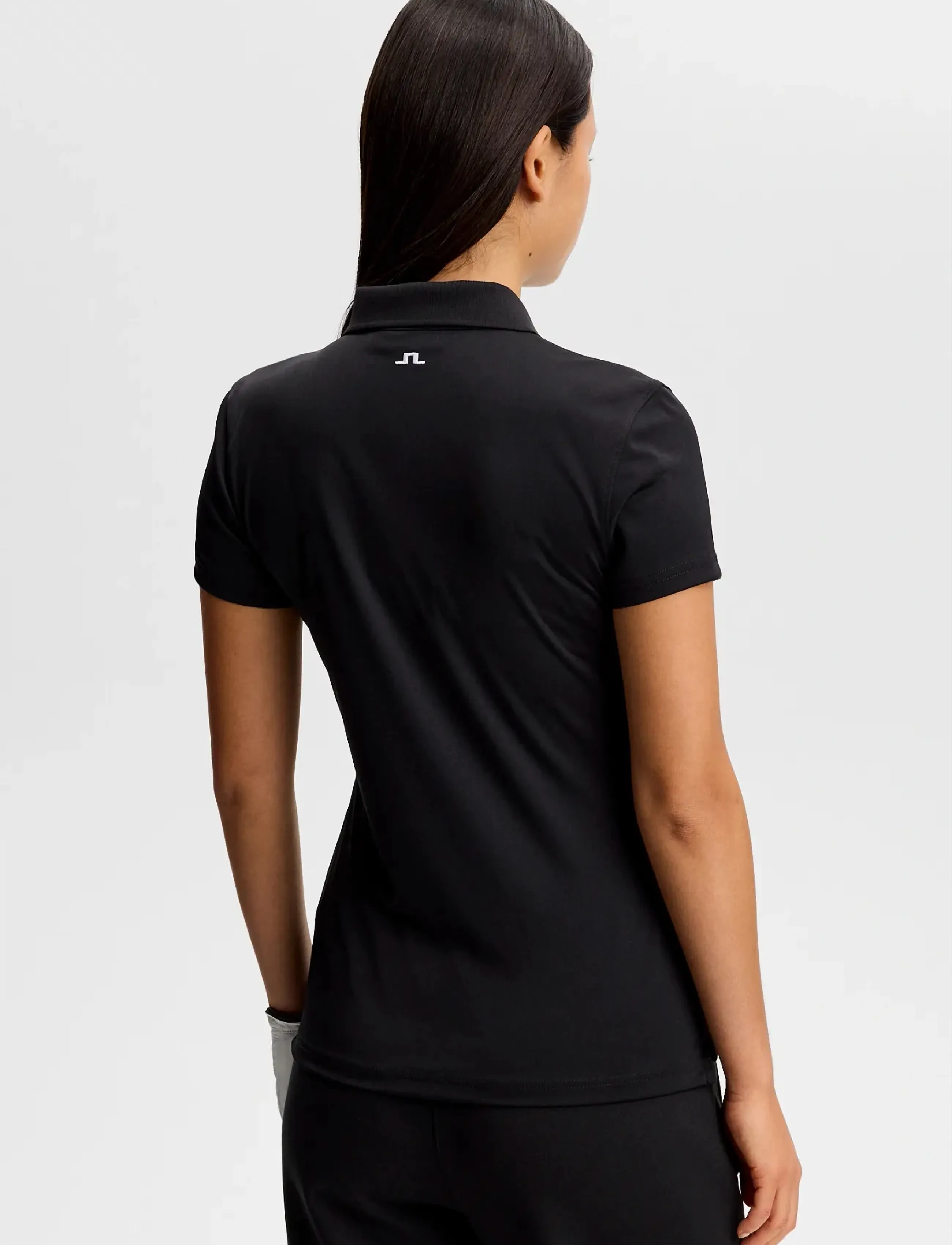 J. Lindeberg - Tour Tech Polo - toppe & t-shirts - black - 3