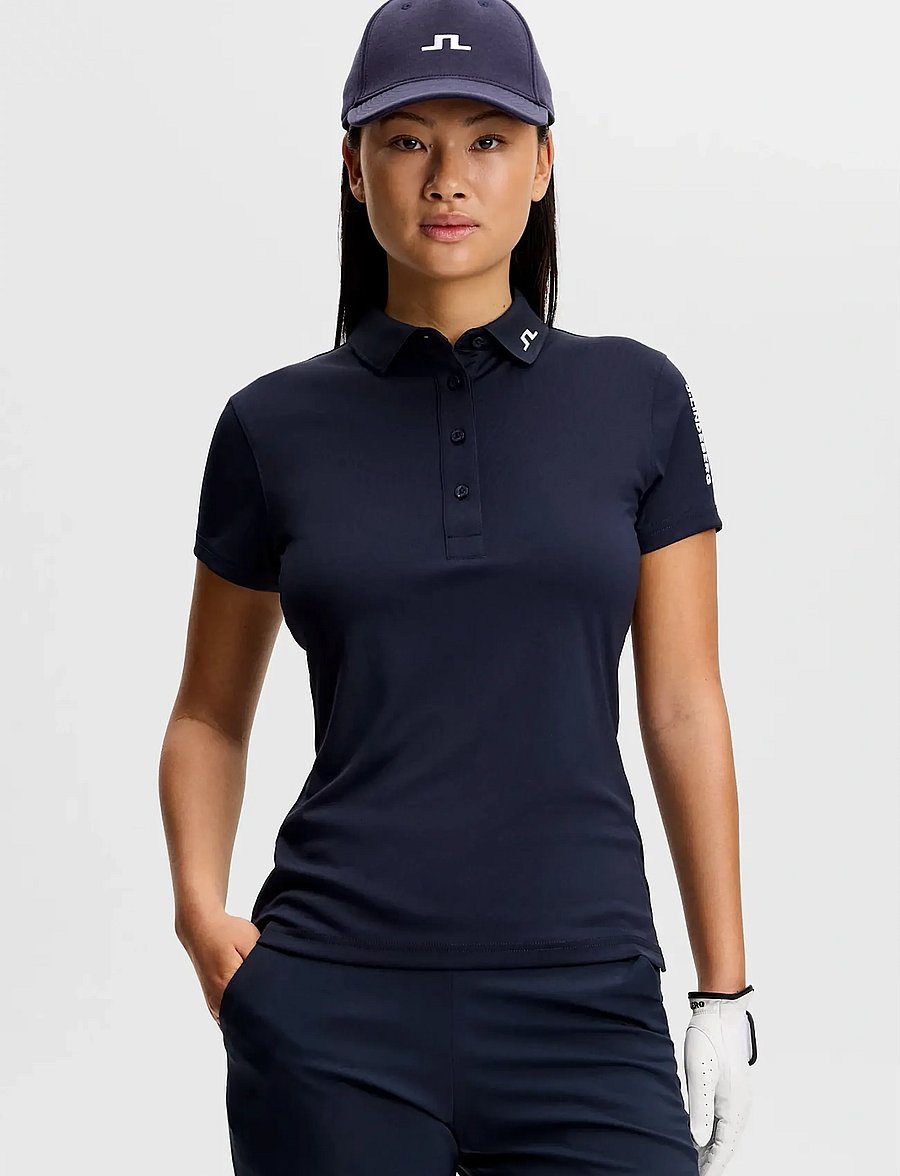 J. Lindeberg - Tour Tech Polo - palaidinės ir marškinėliai - jl navy - 0