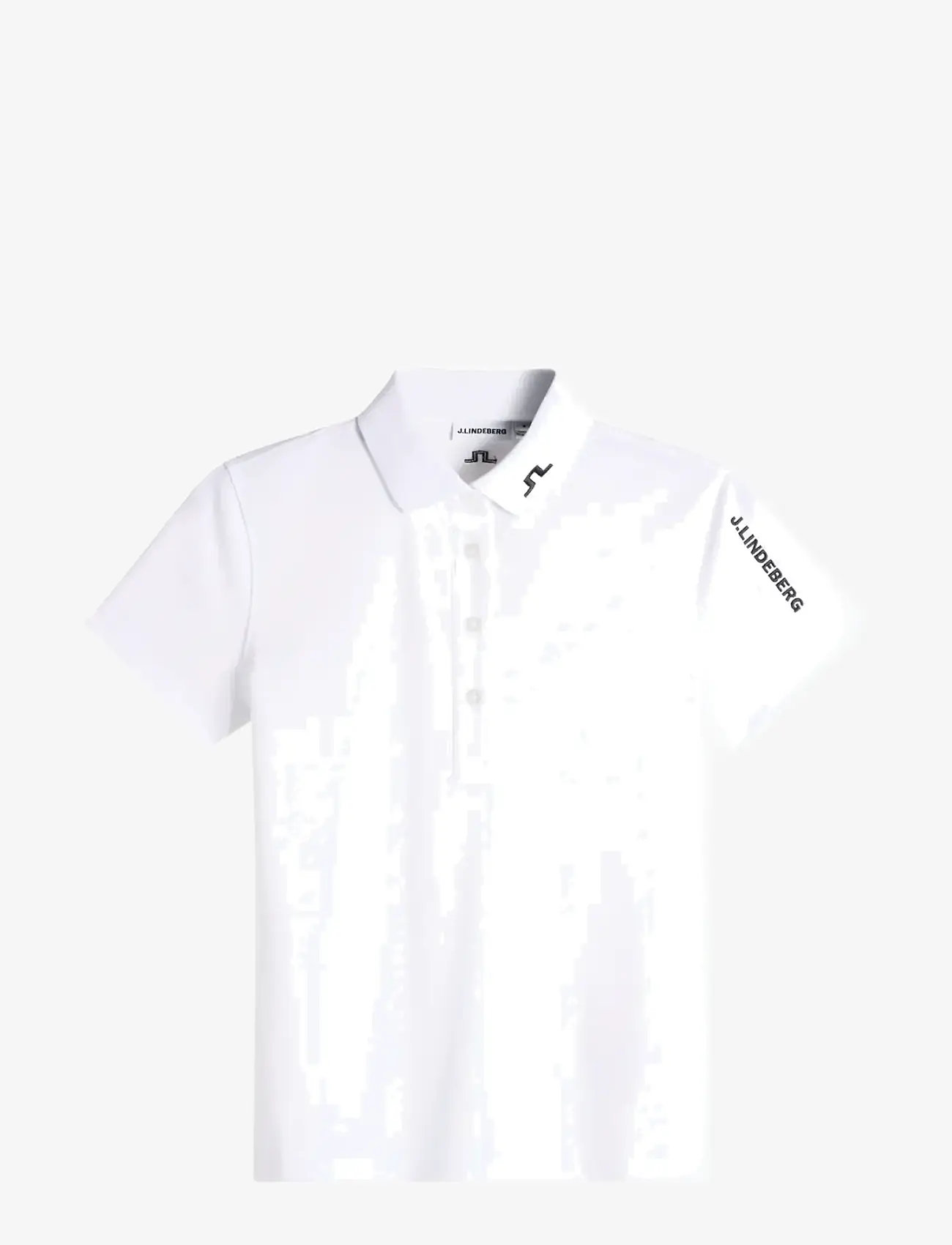 J. Lindeberg - Tour Tech Polo - toppar & t-shirts - white - 1
