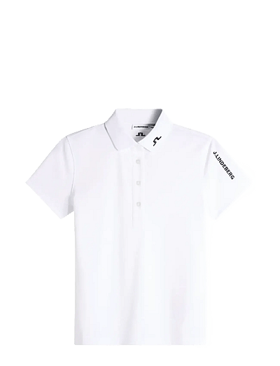J. Lindeberg Tour Tech Polo - Oberteile - WHITE / white