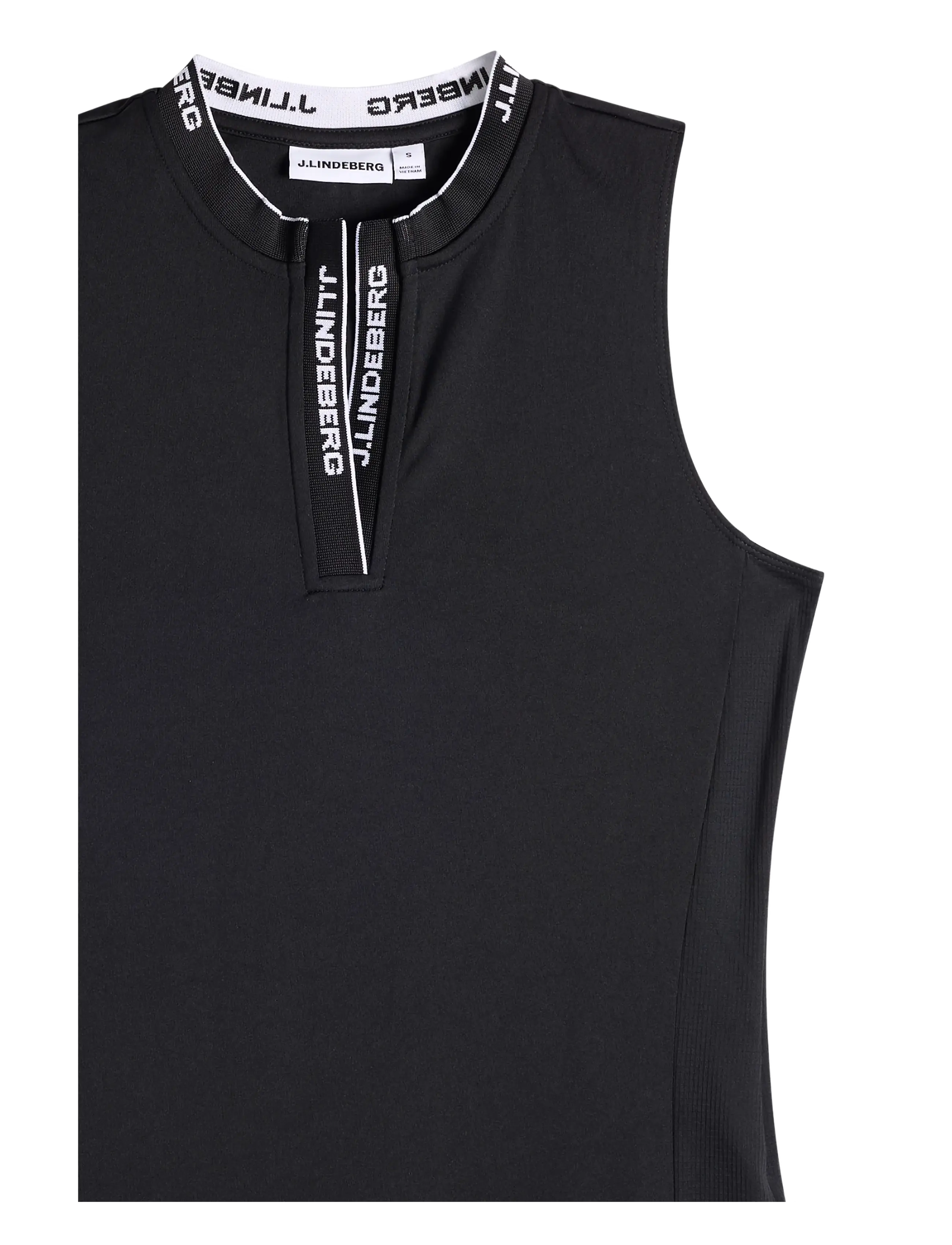 J. Lindeberg - LEYA SLEEVELESS TOP - Õlapaeltega pluusid - black - 2