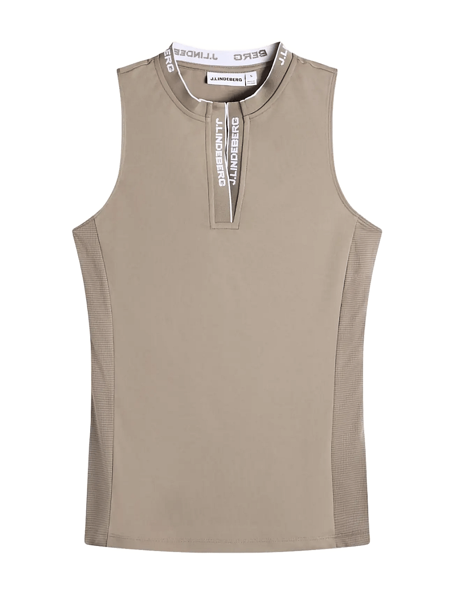 J. Lindeberg - LEYA SLEEVELESS TOP - tank tops - brindle - 1