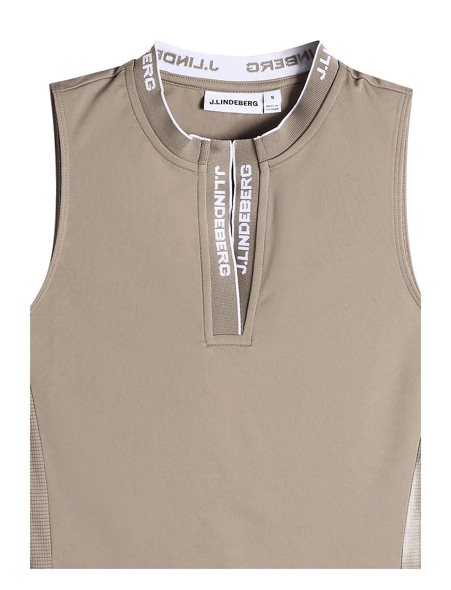J. Lindeberg - LEYA SLEEVELESS TOP - tank tops - brindle - 2