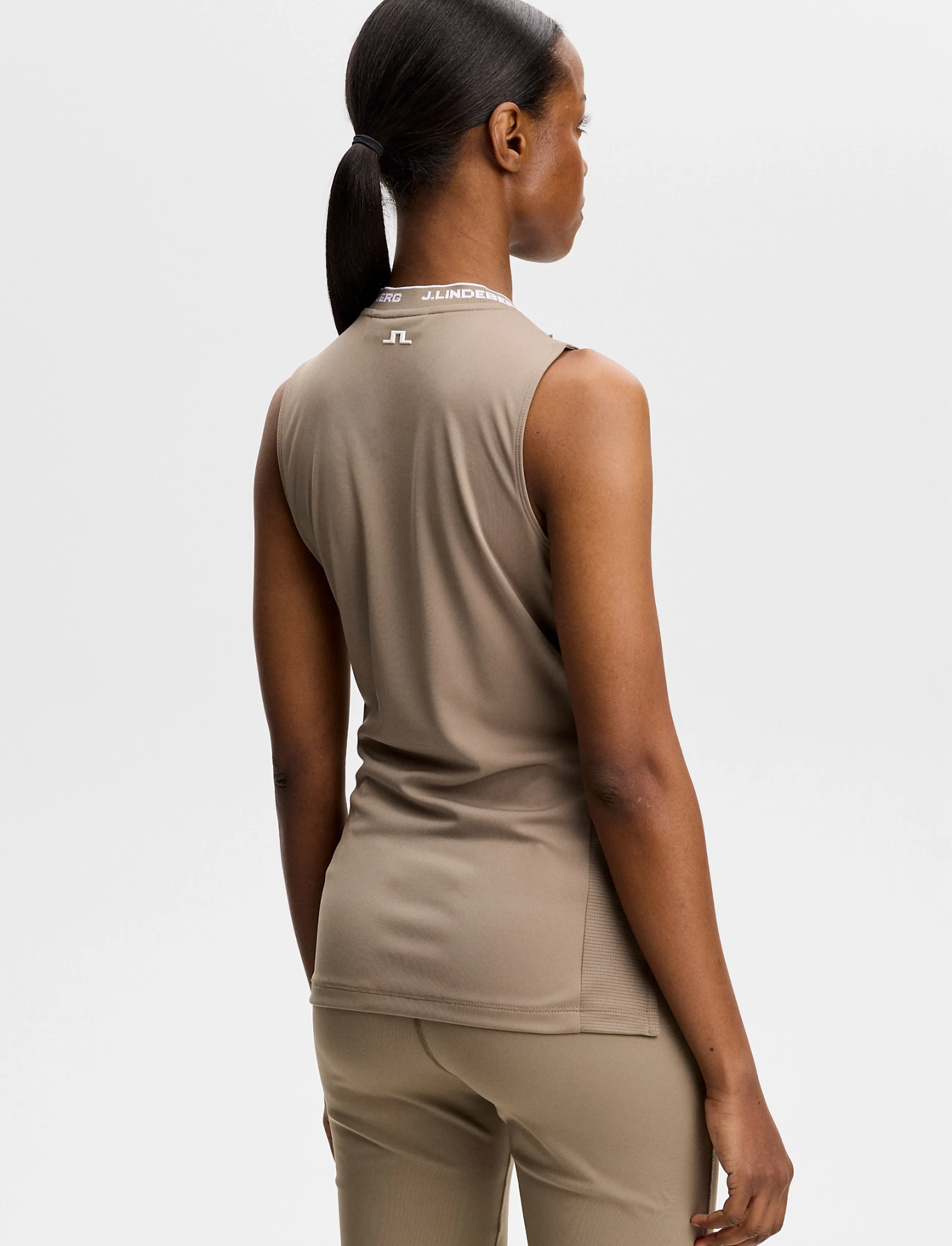 J. Lindeberg - LEYA SLEEVELESS TOP - tank tops - brindle - 3