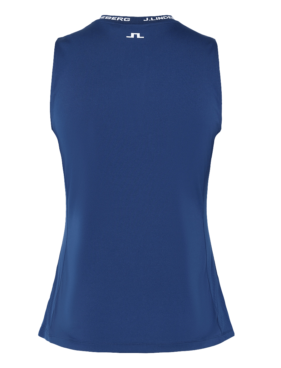 J. Lindeberg - Leya Sleeveless Top - tank tops - estate blue - 2