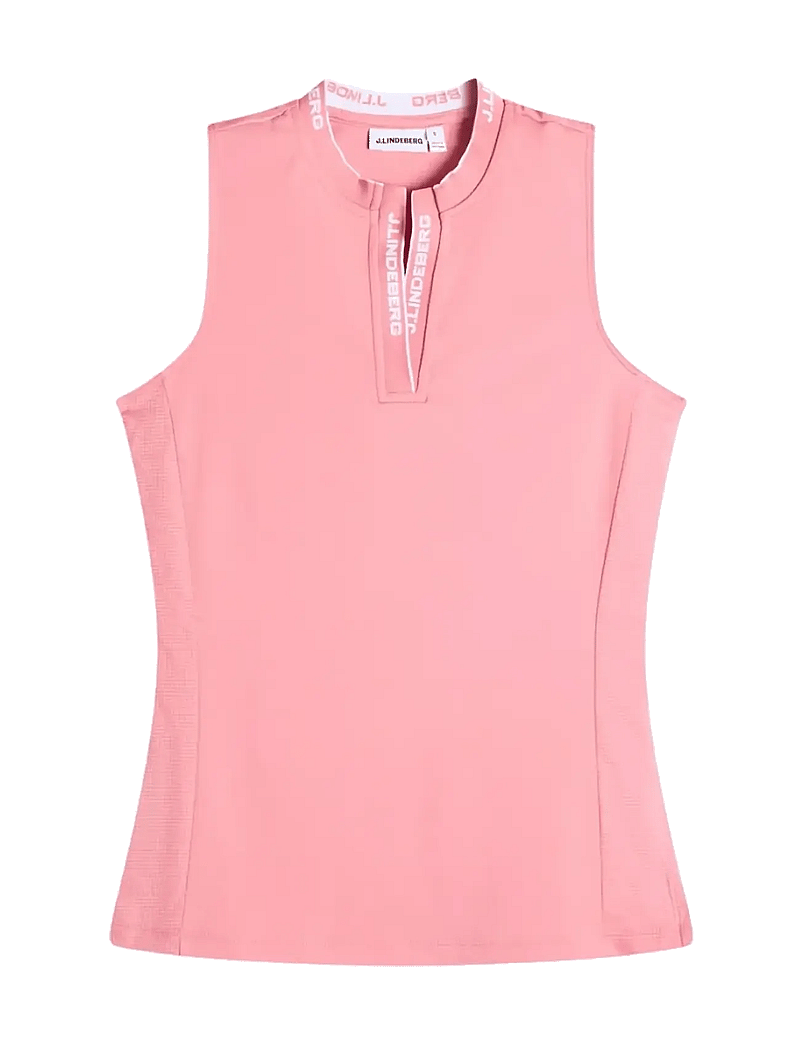 J. Lindeberg - Leya Sleeveless Top - toppe & t-shirts - flamingo plume - 1