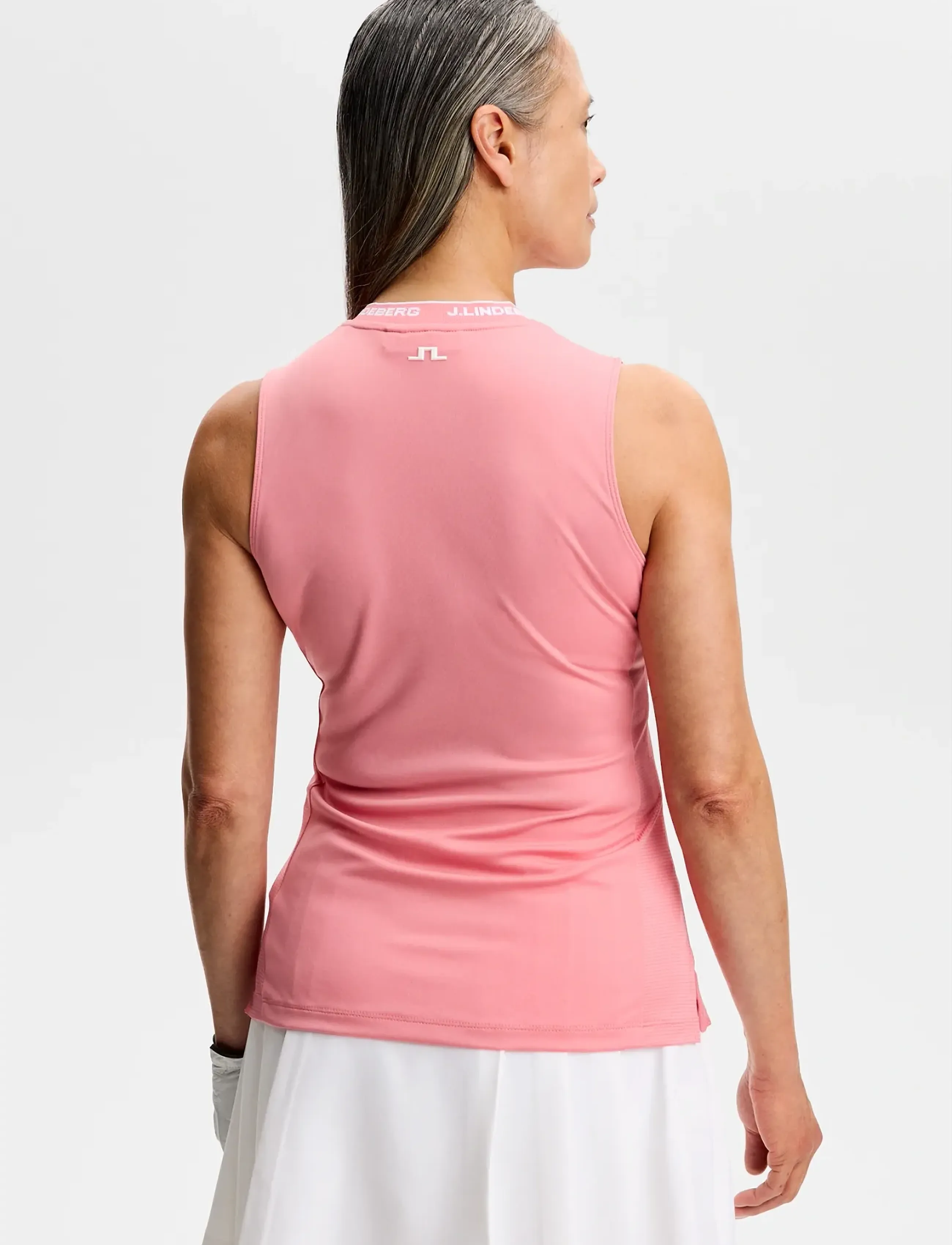 J. Lindeberg - Leya Sleeveless Top - toppar & t-shirts - flamingo plume - 2