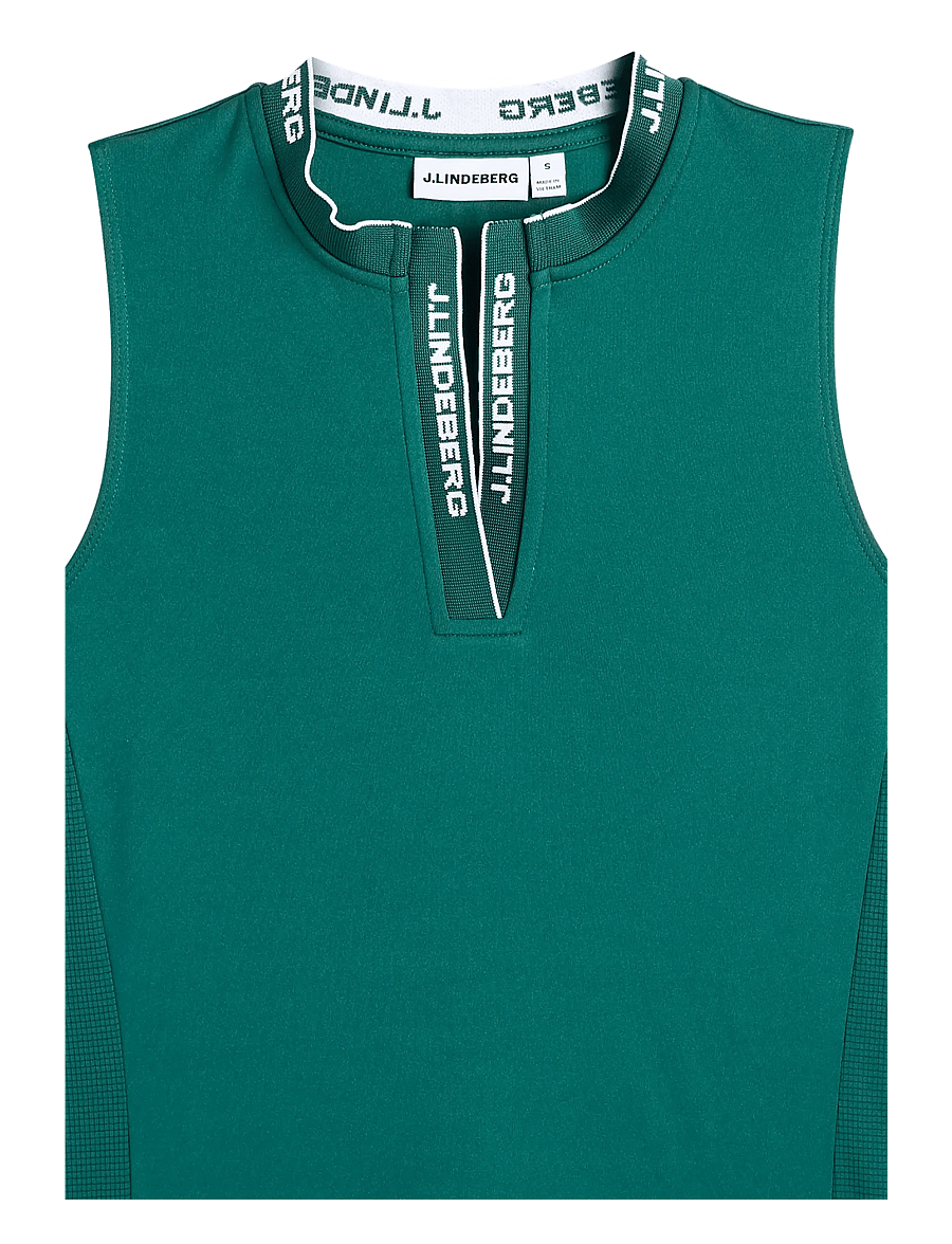 J. Lindeberg - LEYA SLEEVELESS TOP - toppar & t-shirts - forest biome - 1