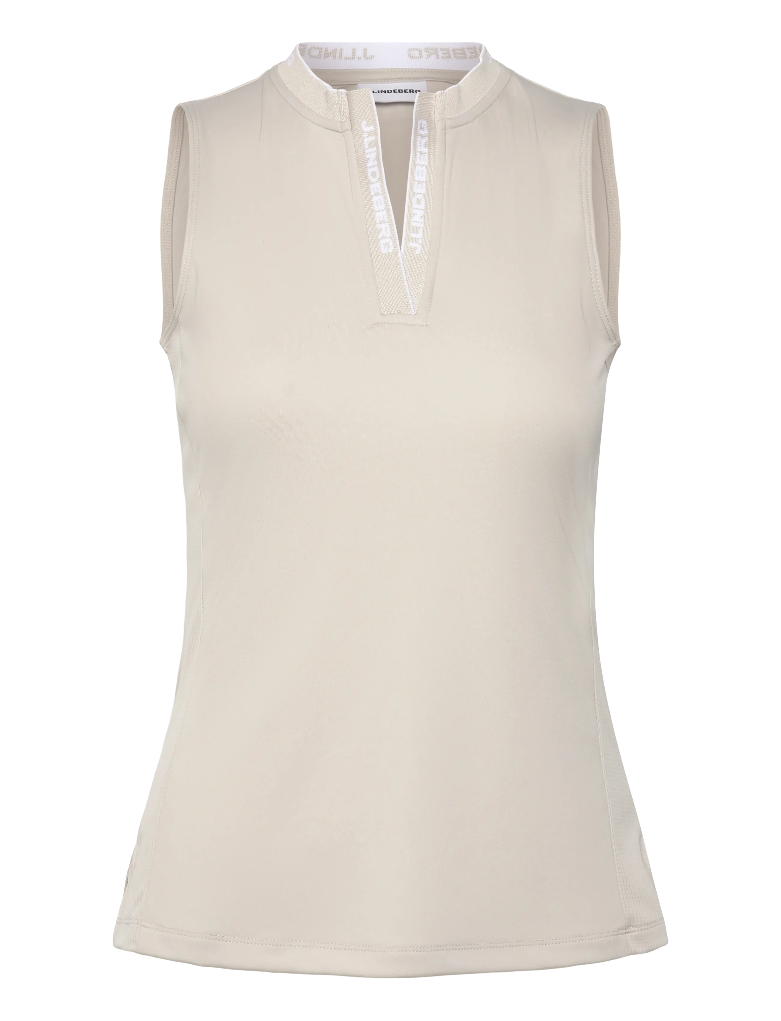 J. Lindeberg Leya Sleeveless Top - Riided - MOONBEAM / cream